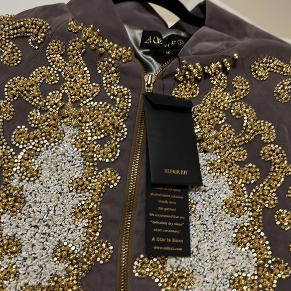 Embellished Bomber Jacket 💣 - Picture 2 of 4